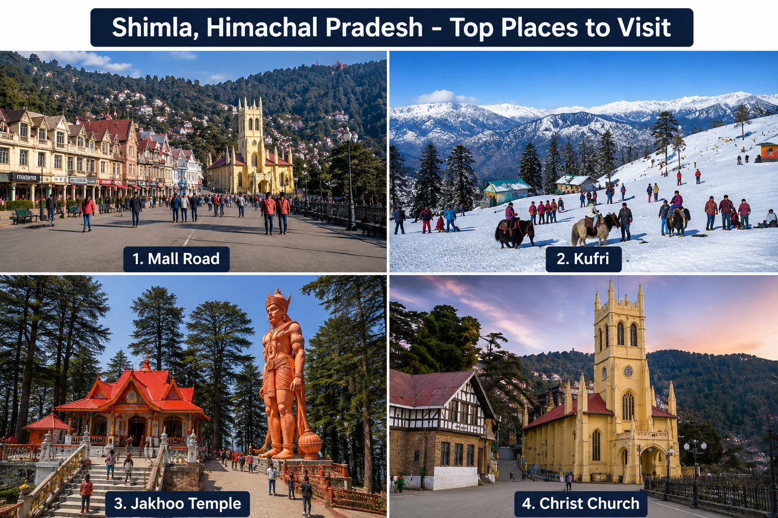 shima himachal pradesh-top places to visit