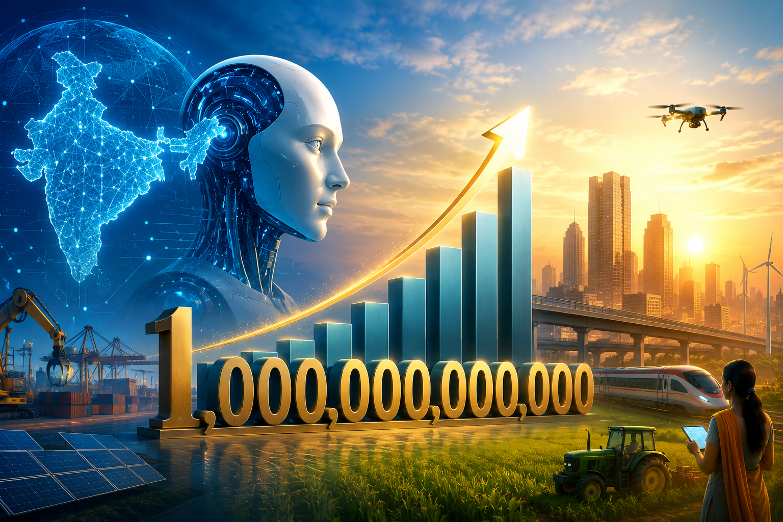Artificial Intelligence Set to Contribute $1 Trillion to India’s GDP
