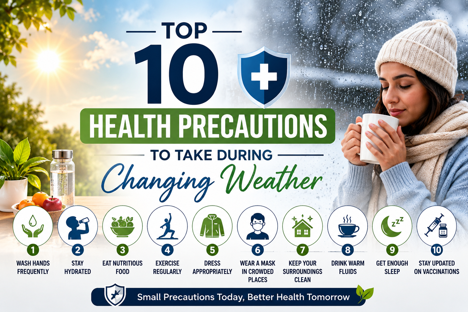 Top 10 Health Precautions to Take During Changing Weather