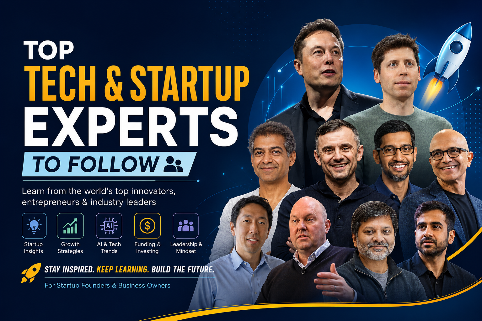 Top Tech Startup Experts to Follow in 2026