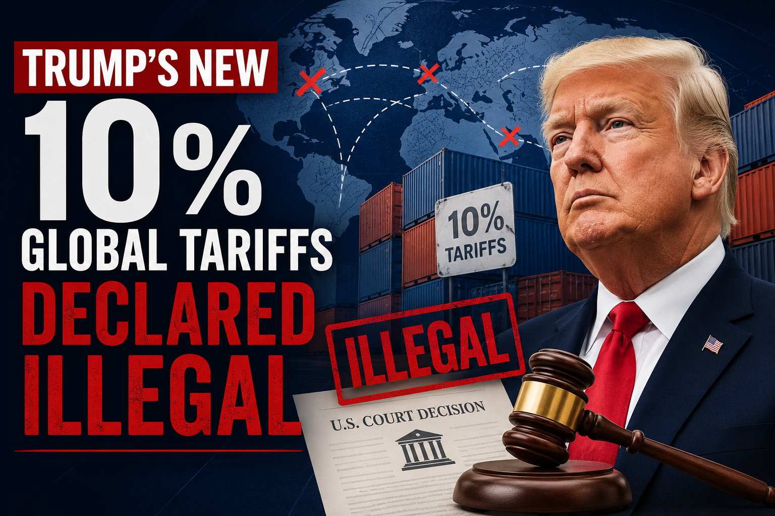 Trump’s New 10% Global Tariffs Declared Illegal What Does It Mean for India