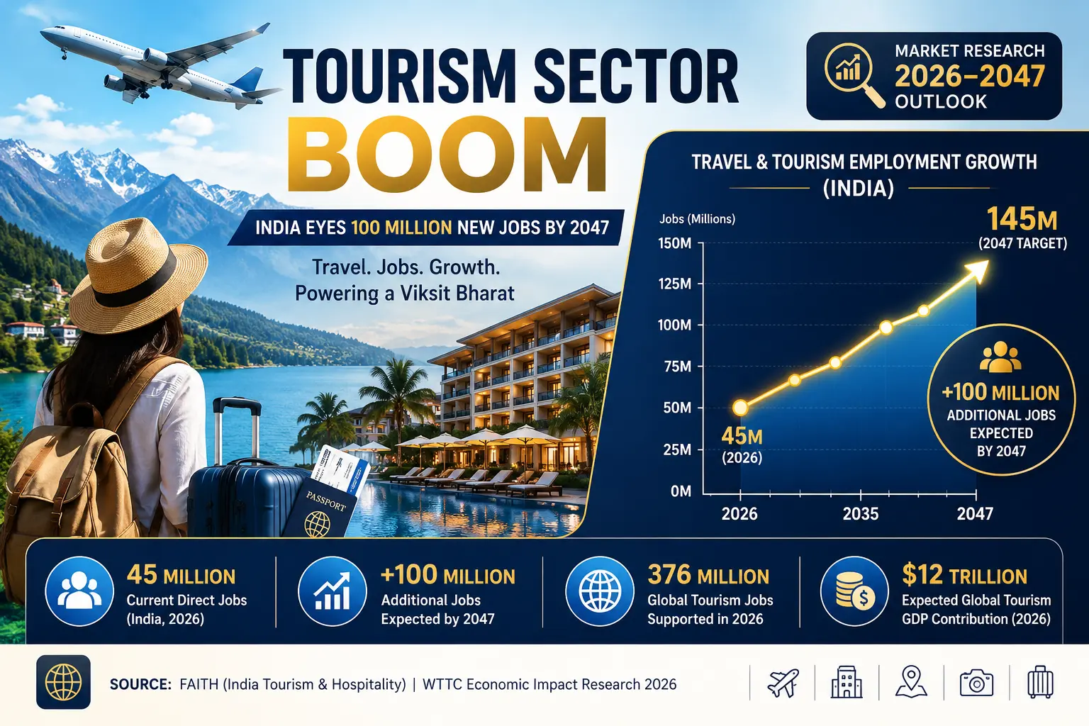Tourism Sector Boom Set to Create 100 Million Jobs