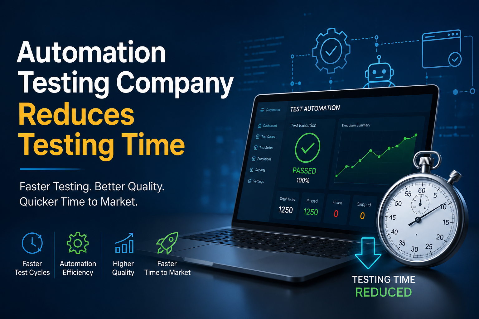 Automation Testing Company Reduces Testing Time