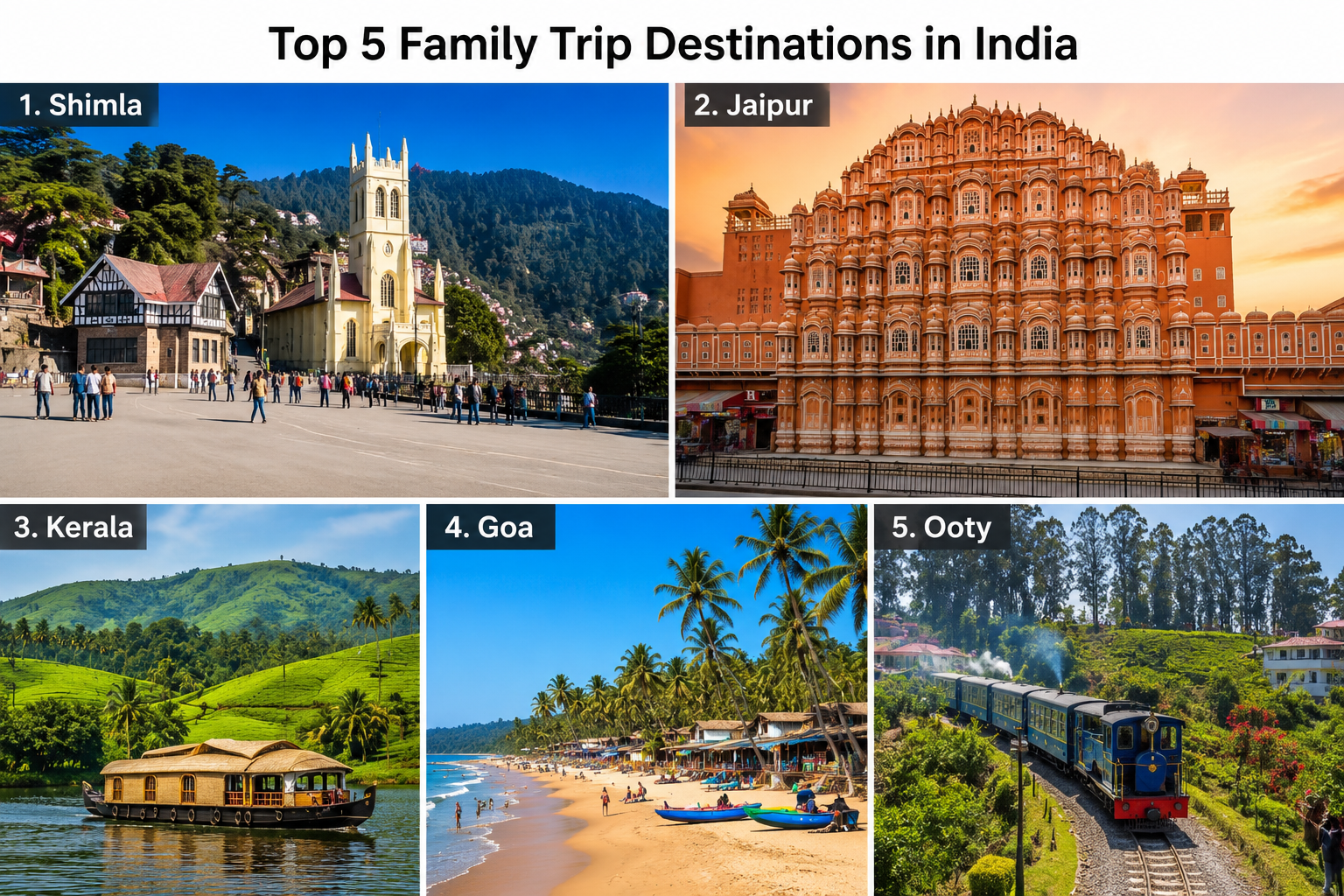 Trip Destinations in India