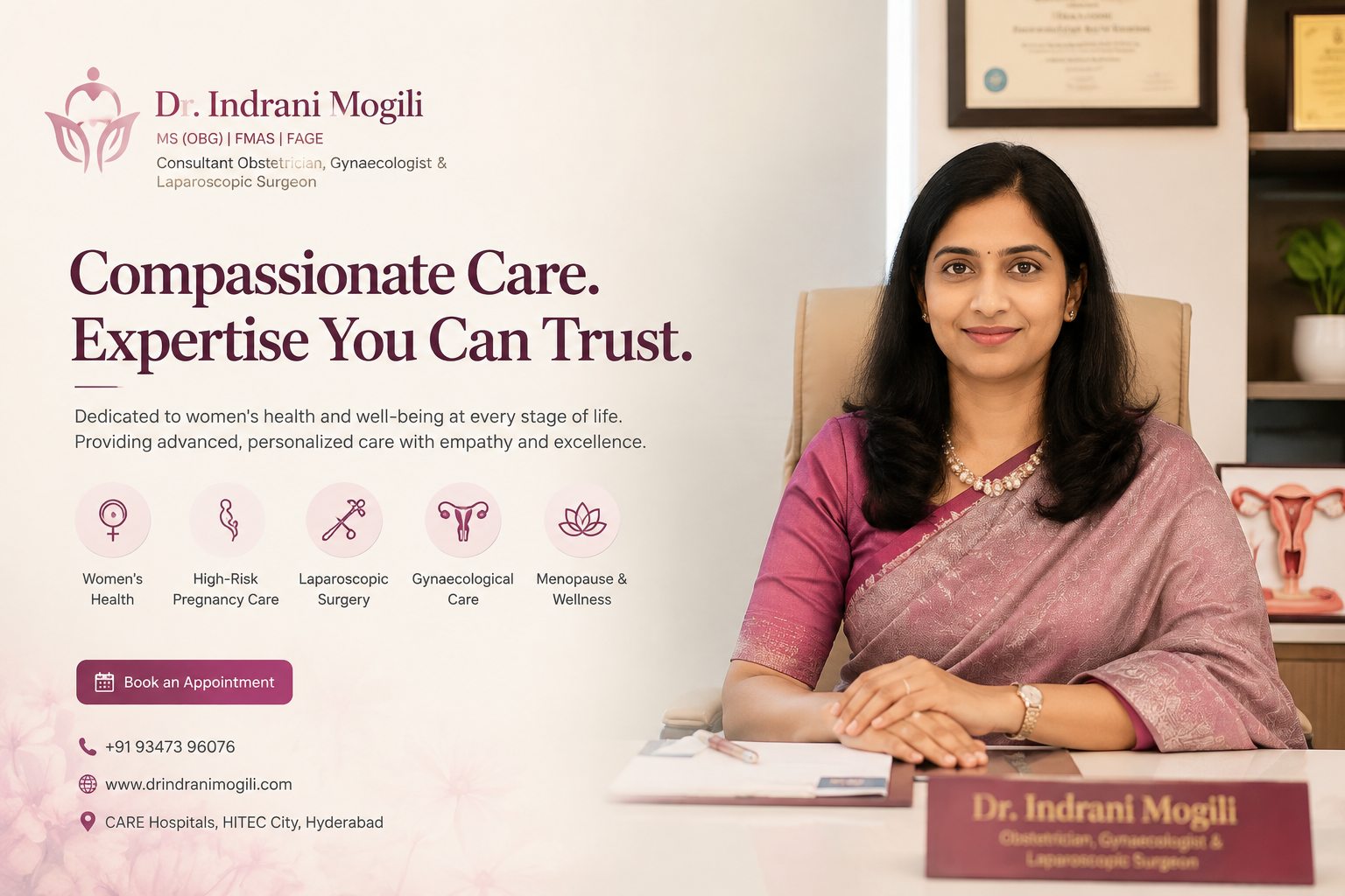 Best IVF Fertility Clinic in Hyderabad – Fertility specialist providing personalised IVF and female fertility care.