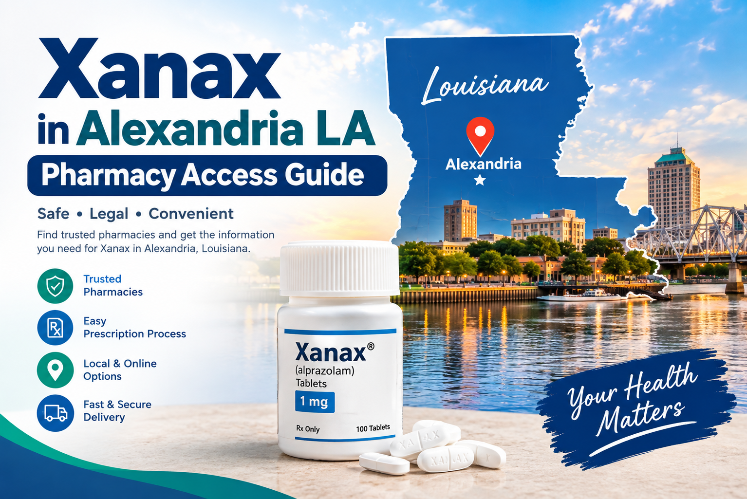 Xanax in Alexandria LA: Pharmacy & Access Guide
