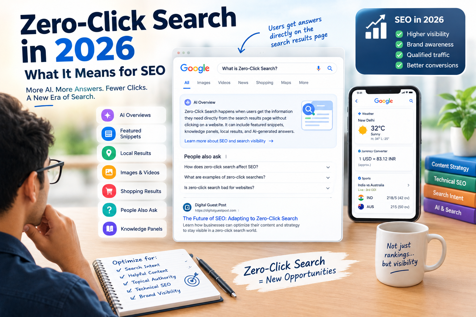 Zero-Click Search in 2026 and its impact on SEO